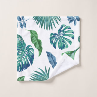 Tropical Palm Leaf Towel Set