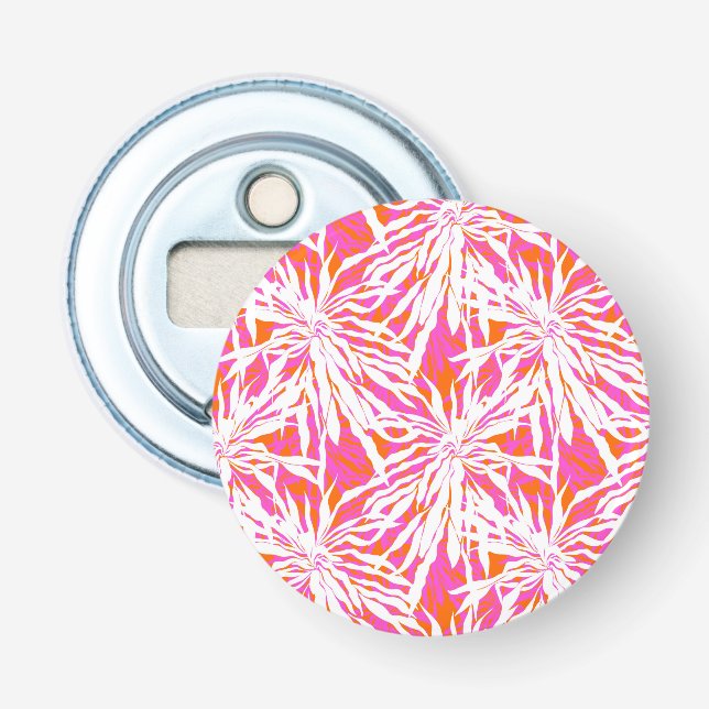 Tropical Palm Leaves Bottle Opener (Front)