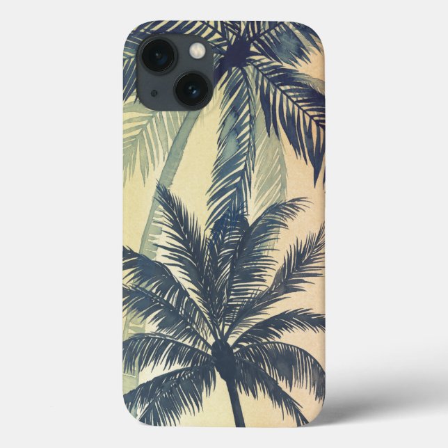 Tropical Palm Leaves Case-Mate iPhone Case (Back)