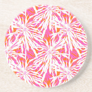 Tropical Palm Leaves Coaster