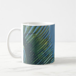 TROPICAL PALM LEAVES COFFEE MUG