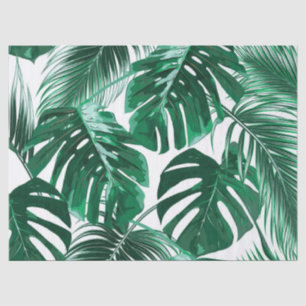Tropical Palm Leaves Decoupage Tissue Paper