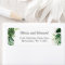 Tropical Palm Leaves Greenery Return Address