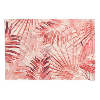 Tropical Palm Leaves, Hawaiian Stylish Pattern. Pillowcase