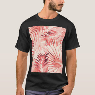 Tropical Palm Leaves, Hawaiian Stylish Pattern. T-Shirt