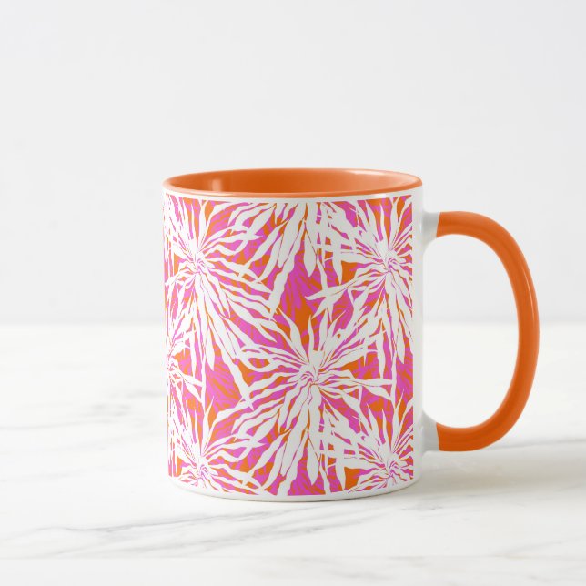 Tropical Palm Leaves Mug (Right)