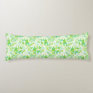 Tropical Palm Leaves Pattern Body Cushion