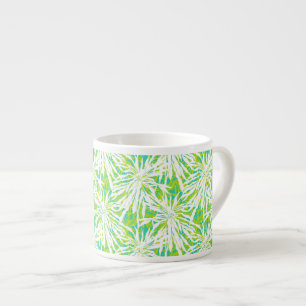 Tropical Palm Leaves Pattern Espresso Cup