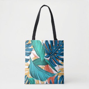  Tropical palm leaves   Tote Bag