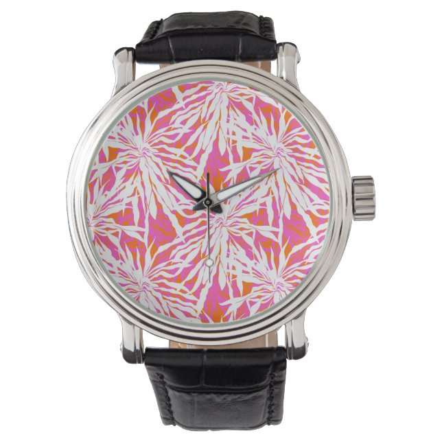 Tropical Palm Leaves Watch (Front)