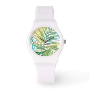 Tropical Palm Leaves Watch