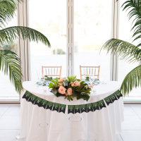 Tropical Palm Night Sky Forever Starts Now