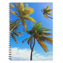 Tropical Palm Notebook – Caribbean Vibes Journal