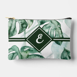 Tropical Palm Split Leaf Accessory Pouch