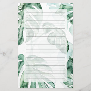 Tropical Palm Split Leaf Stationery