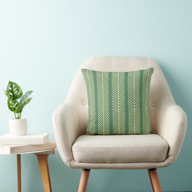 Tropical Palm Stripes Cushion (Chair)