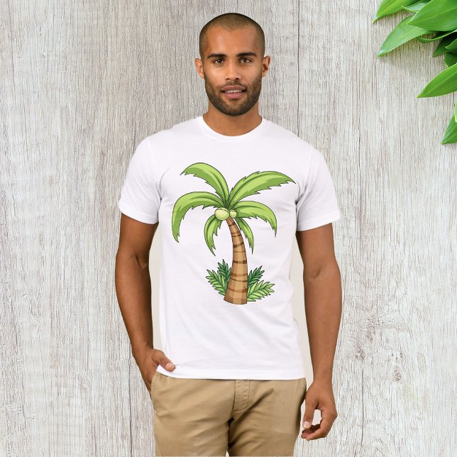 Tropical Palm Tree Beach and Island Vibes  T-Shirt (Creator Uploaded)