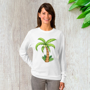 Tropical Palm Tree Beach and Island Vibes T-Shirt