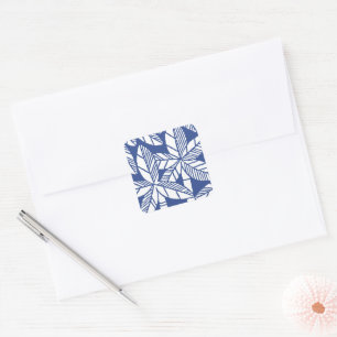 Tropical Palm Tree Beach Party Square Sticker