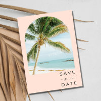 Tropical Palm Tree Key West Beach Wedding