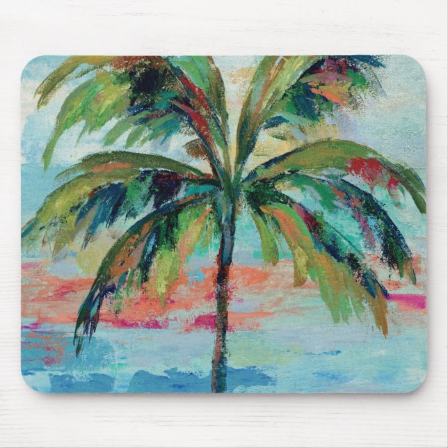 Tropical | Palm Tree Mouse Pad (Front)