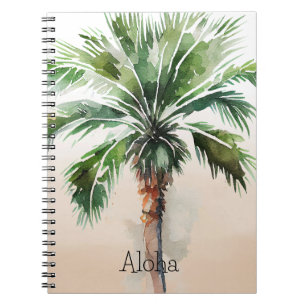 Tropical Palm Tree Ombre Notebook