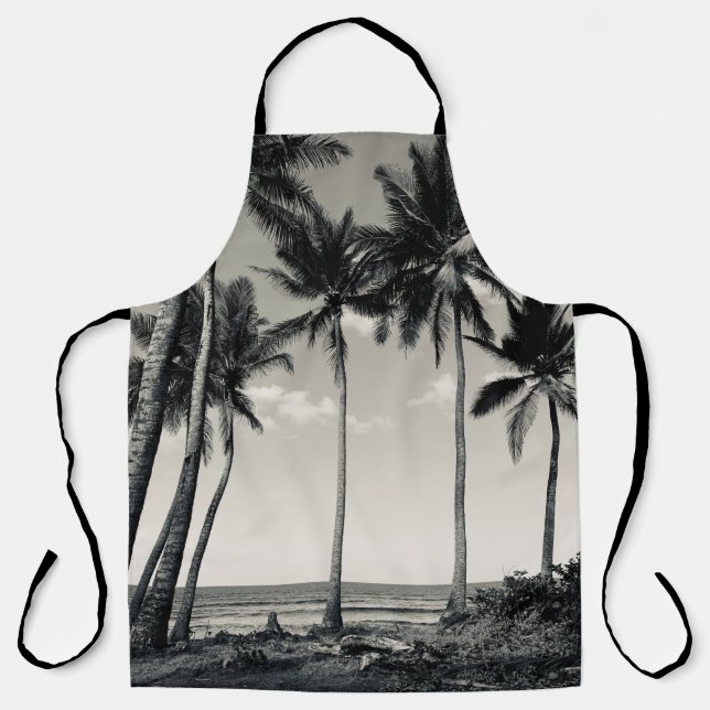TROPICAL PALM TREE ON THE BEACH APRON (Front)
