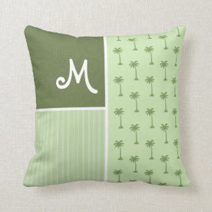 Tropical Palm Tree Pattern Cushion