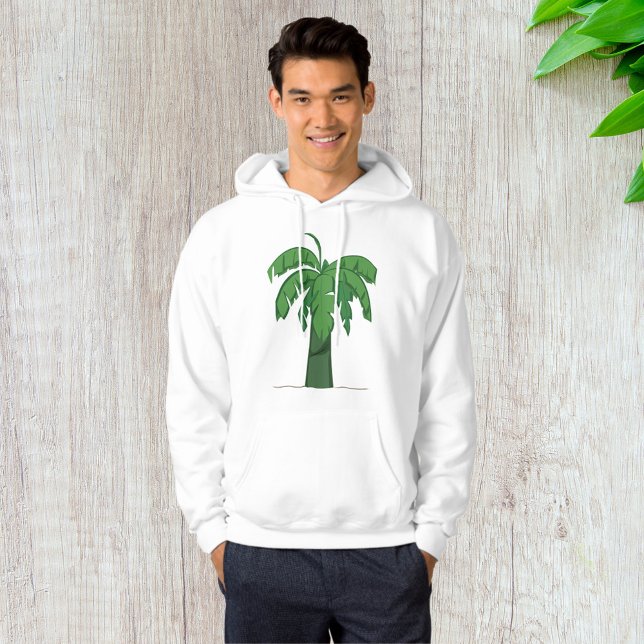 Tropical Palm Tree Silhouette Green Island Beach  Hoodie (Creator Uploaded)