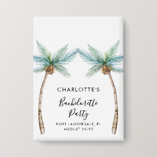 Tropical Palm Trees Bachelorette Party Favour