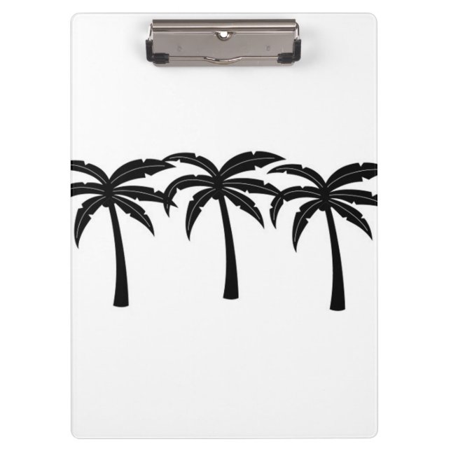Tropical Palm Trees Clipboard (Front)