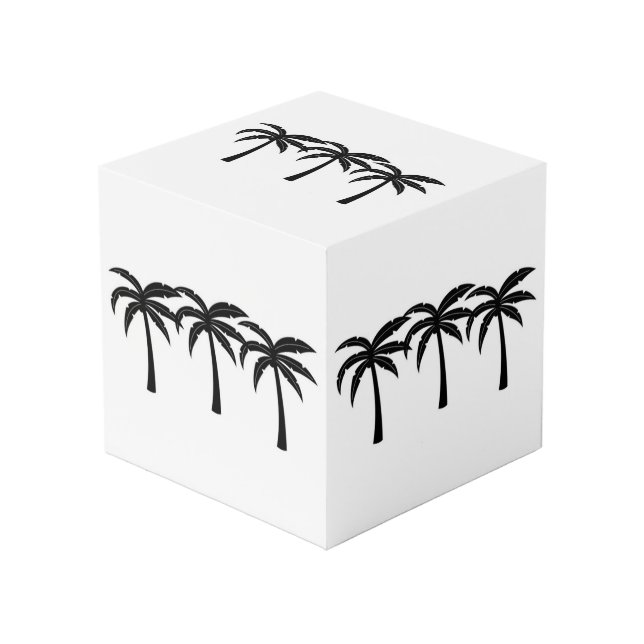 Tropical Palm Trees Cube (Front Angled)