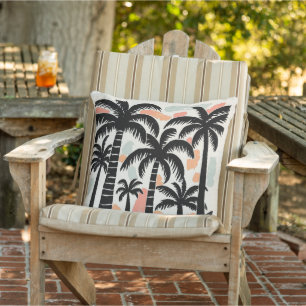 Tropical Palm Trees Cushion
