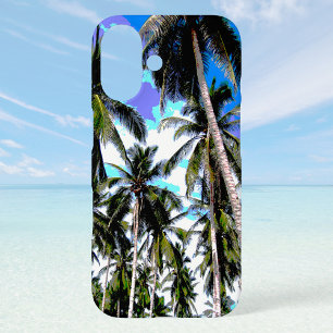 Tropical Palm Trees Design iPhone 16 Case