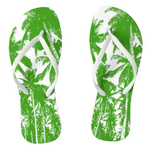 Tropical Palm Trees Design Thongs