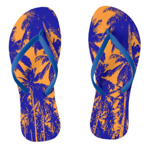 Tropical Palm Trees Design Thongs