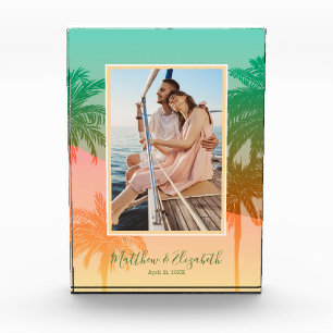 Tropical Palm Trees Family Photo Block