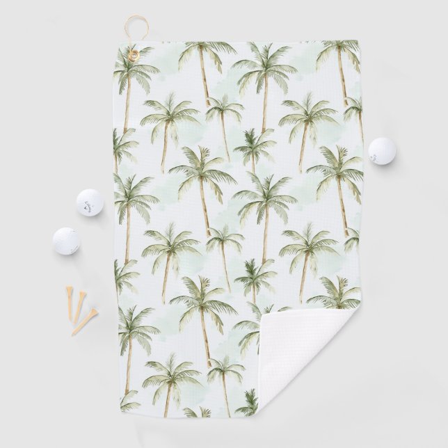 Tropical Palm Trees   Golf Towel (InSitu)