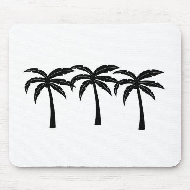 Tropical Palm Trees Mouse Pad (Front)