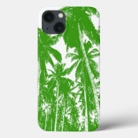 Tropical Palm Trees Pattern Cell Phone Case