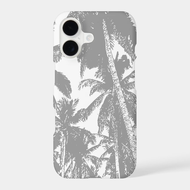 Tropical Palm Trees Pattern Cell Phone Case (Back)
