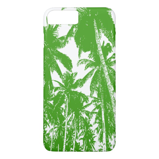 Tropical Palm Trees Pattern Cell Phone Case (Back)