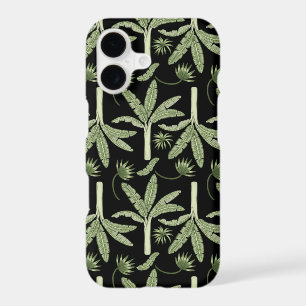 Tropical palm trees seamless pattern