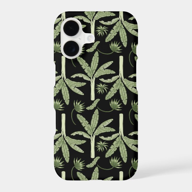 Tropical palm trees seamless pattern (Back)