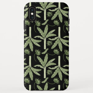 Tropical palm trees seamless pattern iPhone XS max case