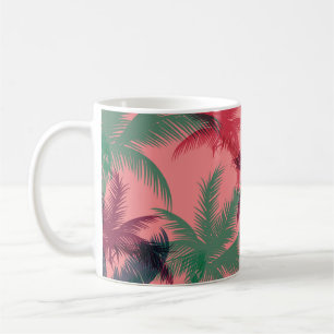Tropical Palm Trees: Seamless Pattern Coffee Mug