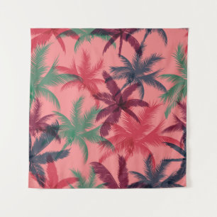 Tropical Palm Trees: Seamless Pattern Tapestry