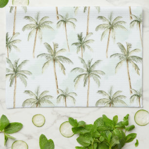 Tropical Palm Trees Tea Towel