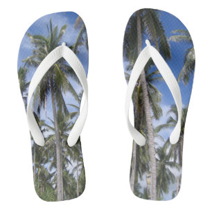 Tropical Palm Trees Thongs