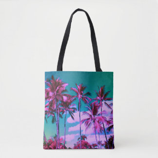 Tropical Palm Trees Tote Bag